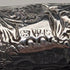 1906 British antique brown shaft, curved handle, pure silver decoration, walking stick, 80cm